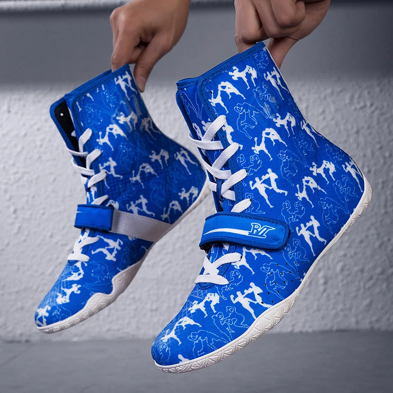 

Original Brand Comfortable Breath Competition Sport Boxing Shoe Top Quality Wearable Wrestling Sneaker Unisex Fighting Shoe