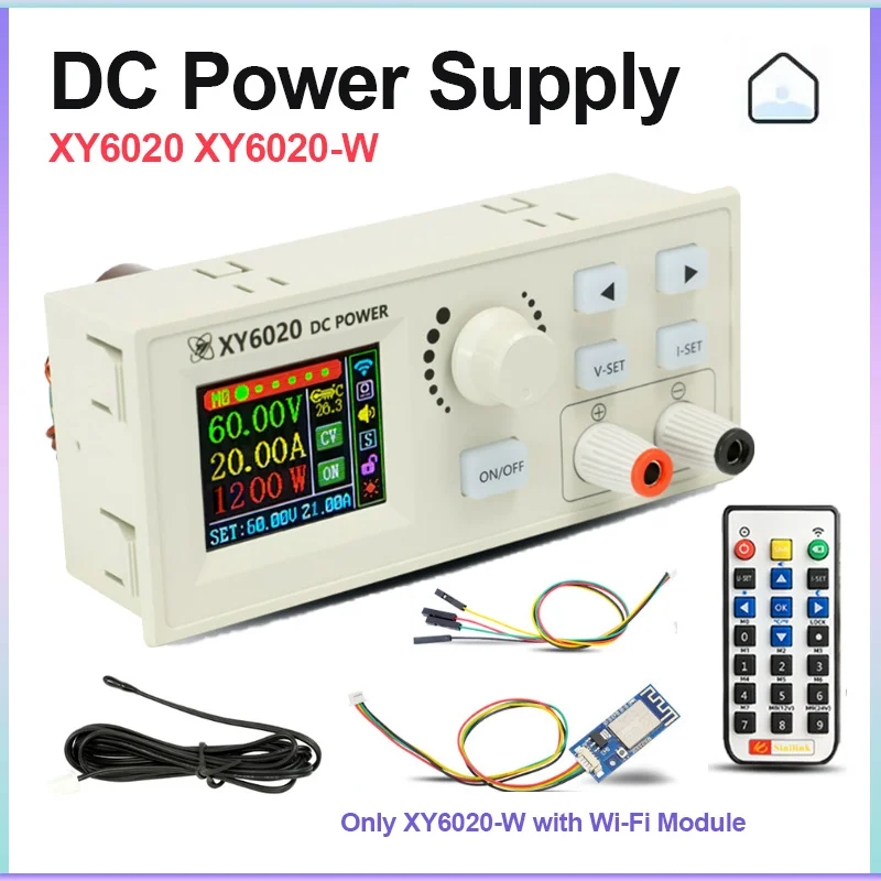 XY6020 XY6020W CNC Adjustable DC Power Supply Constant Voltage Constant Current Maintenance Converter 20A/1200W Step-Down Module