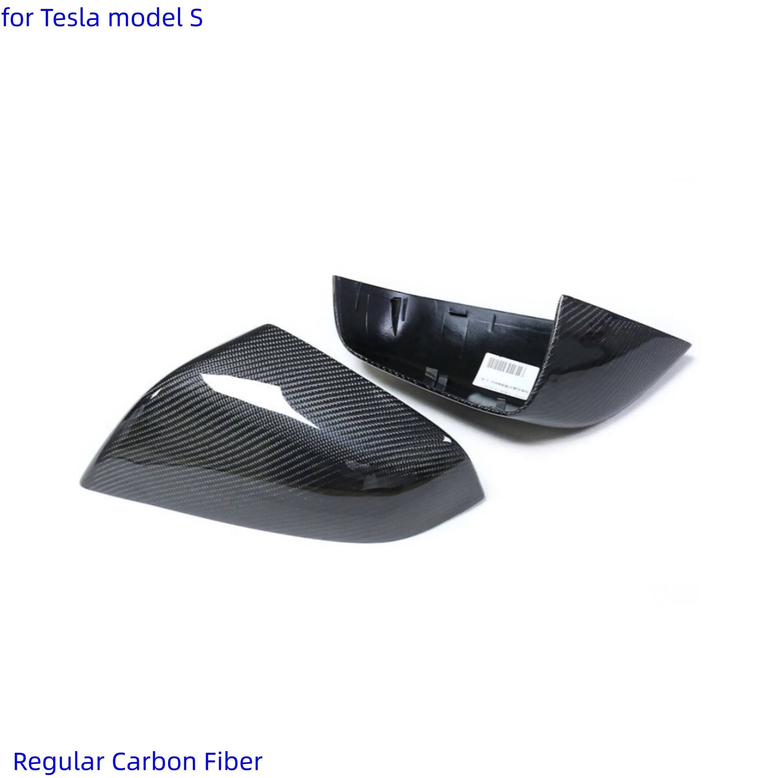 

HGD Mirror Covers for Tesla Model S 14~20 Side Mirror Caps Real Carbon Fiber OEM Fitment Mirror Covers