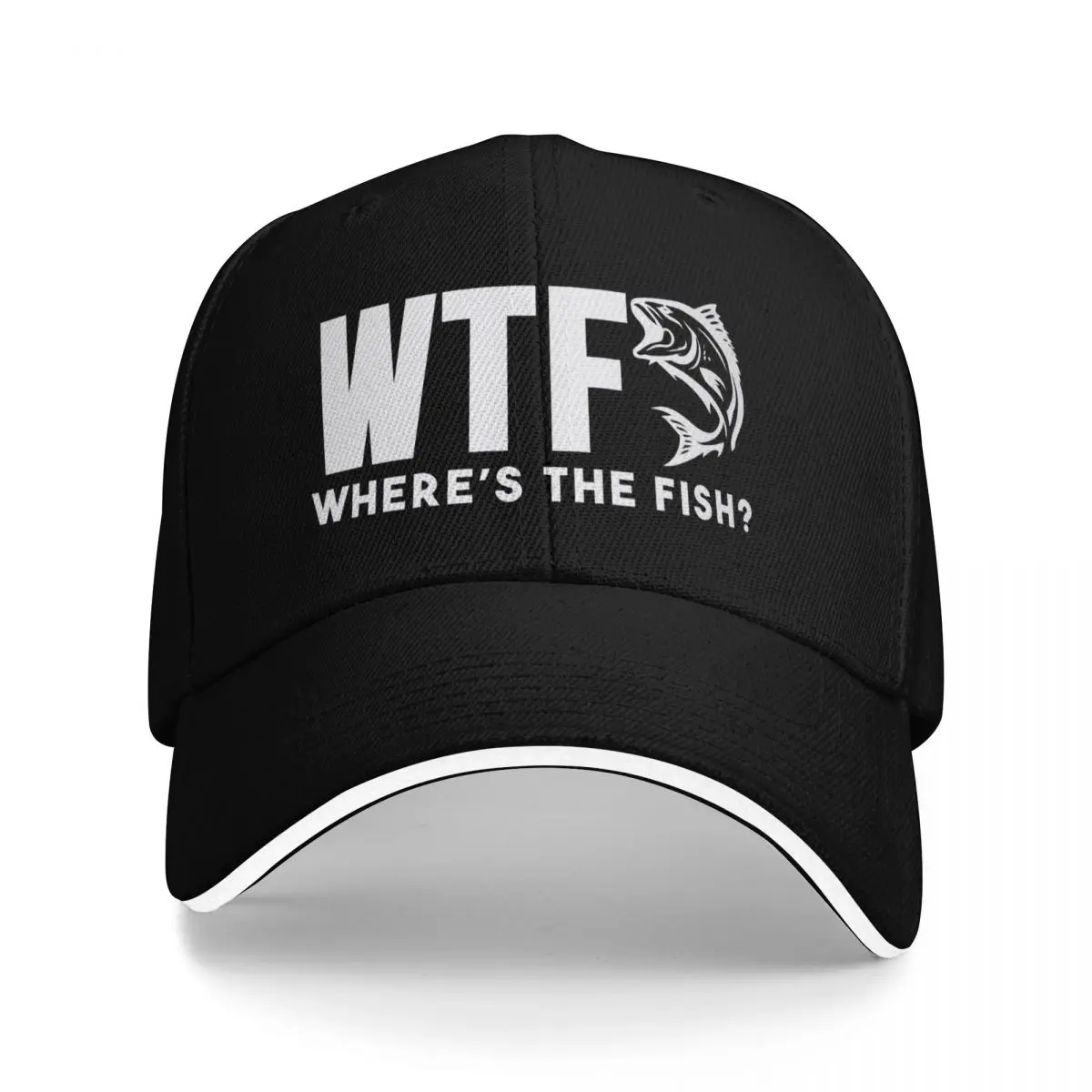 

WTF Where's The Fish Fisherman Baseball Cap Winter hat Male hat hiking hat Golf Women's Hats 2025 Men's