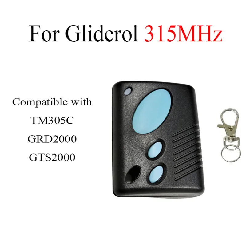 

Для Gliderol TM305C, совместимый пульт дистанционного управления GDR2000 GTS, новый сменный ручной передатчик 315 МГц с брелком