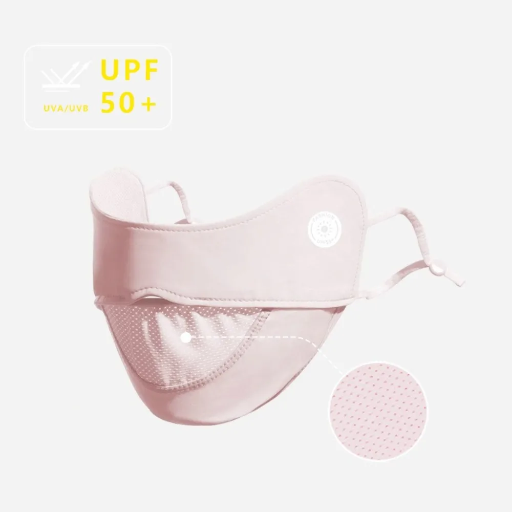 New Breathable Ice Silk Mask Washable Anti-UV Riding Face Mask Dustproof Face Cover Scarf Four Seasons
