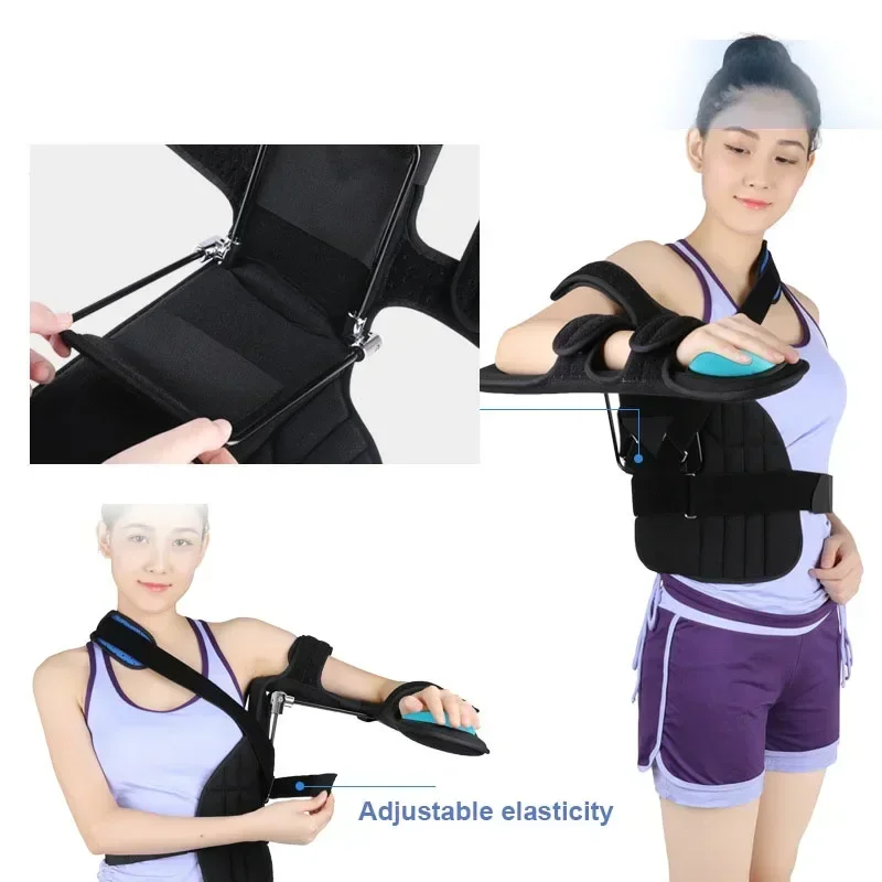 Universal Adult Shoulder Joint Humeral Fracture Dislocation Corrector Adjustable Shoulder Abduction Fixation Support Orthosis