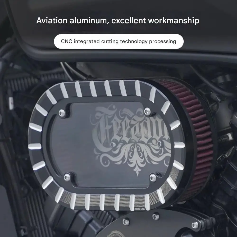QJMOTOR SRV 600 غطاء فلتر الهواء المزخرف الشفاف البيضاوي الموسع QJ srv 600 فلتر الهواء للجانب الأيسر والأيمن