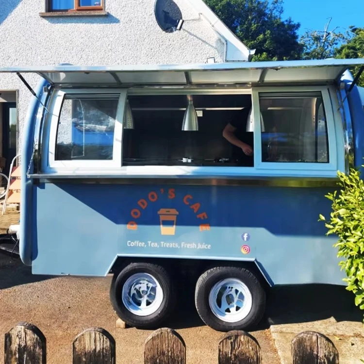 FOODLINE Camiones de Comida Móviles Personalizados para Barbacoa Estilo Australiano en Venta con Equipamiento VIN, Carrito de Comida Callejera Eléctrico en Venta