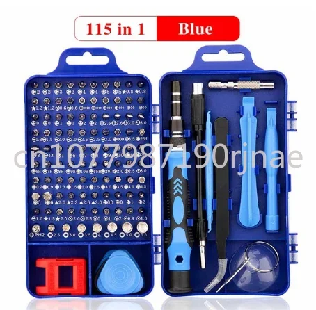 115 in 1 Precision Screwdriver Set Multi-function Chrome Vanadium Steel Screwdriver Hand Tools Set