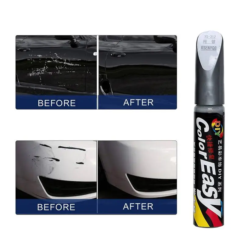 Black Silver White Red Car Paint Scratch Repair Scratch Pen Touch Up Paint Repair Kit Scratch Fill Paint Remover Care Paint Pen