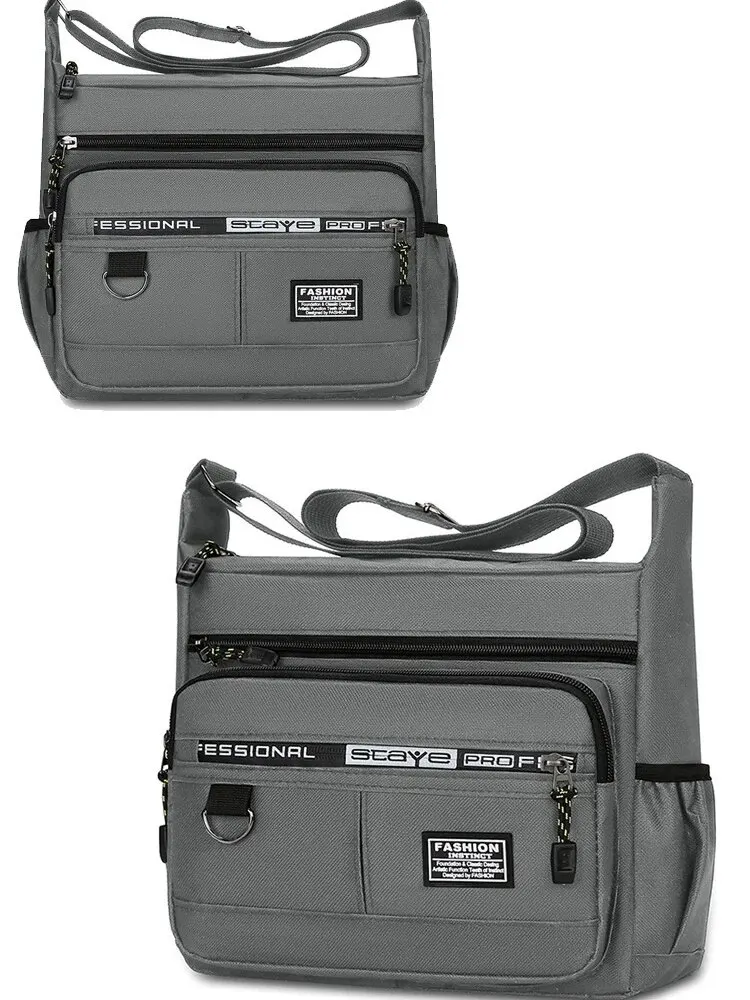 Herren-Umhängetasche, modische Aufbewahrungstasche, Schultertaschen für Business und Freizeit, Damen-Crossbody-Tasche, Herren-Umhängetasche – Detail 11