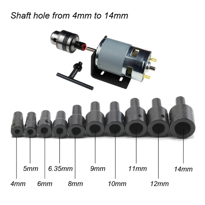 B10 drill chuck 0.6-6mm range mini electric drill chuck connecting rod adapter shaft B10 drill chuck connecting rod M5M8M10M12 s