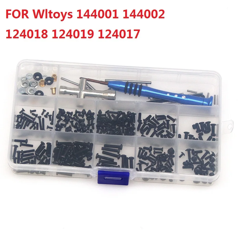 Wltoys 12428 144001 144002 A959 A969 RC Car Screws Parts Pan Head /Flat Head Screws Cross Sleeve Allen Wrench M2 M2.3 M2.5 M3 M4