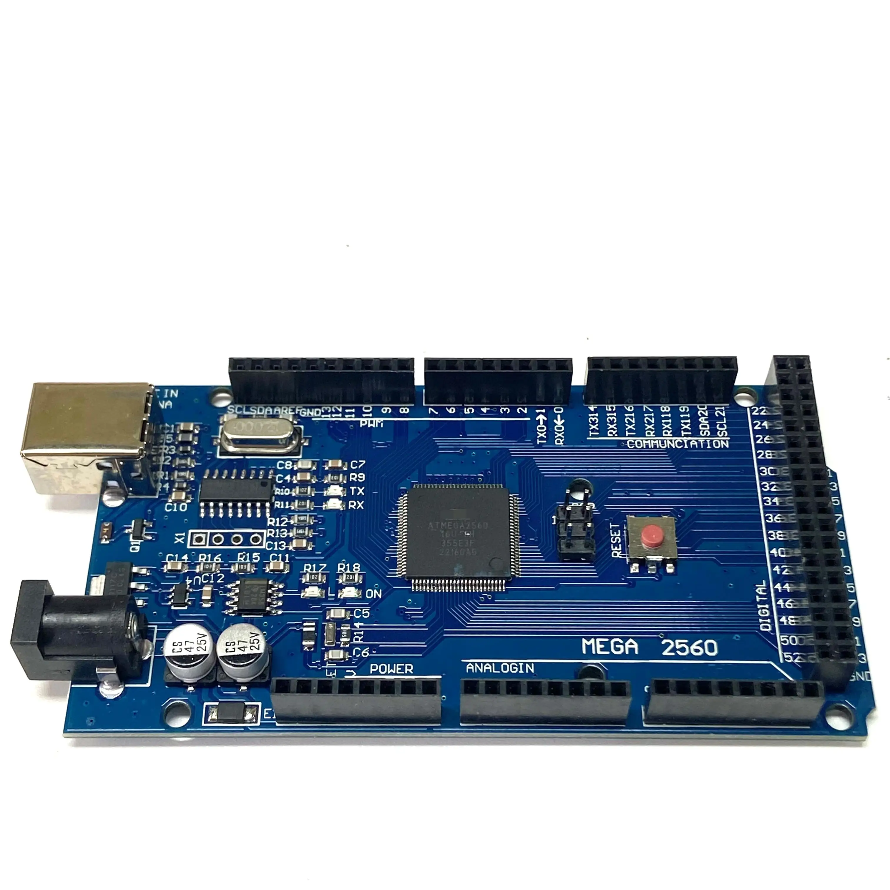 Open Source Development Board com cabo de dados MEGA2560 Improvement, CH340G