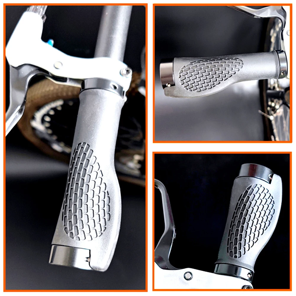 SHIZIWANGRI Fahrradlenkergriffe, langer und kurzer Gummigriff für Twist Shifter, Dual-Ring-Lock, Handauflage, passend für MTB-Faltrad – Detail 8