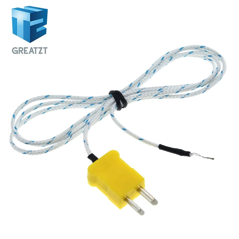GREATZT K type surface thermocouple temperature sensor 1m wire thermocouple probe -20~500C