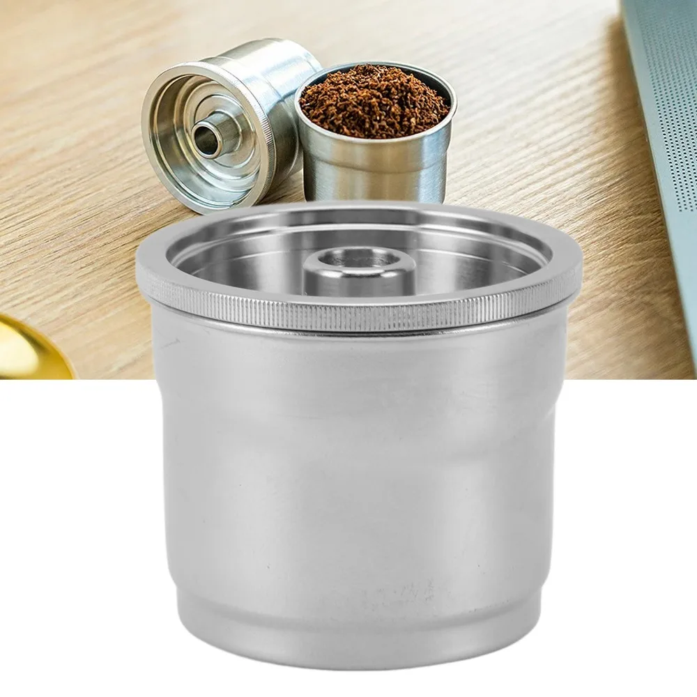 304 Stainless Steel Reusable Coffee Pod Leakage Proof Reusable Refillable Coffee Capsule Filter Food Grade Coffee Capsule Cup