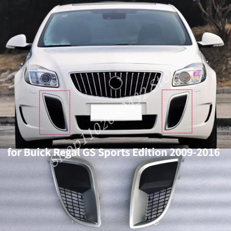 for Buick Regal GS Sports Edition 2009-2016 front bumper fog lampshade modification fang frame decorative frame grille assembly