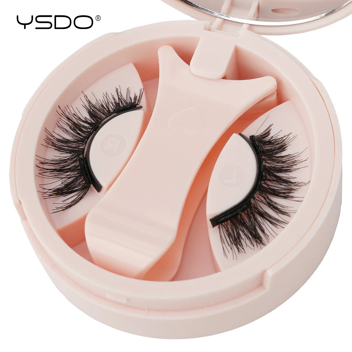 YSDO Magnetische Wimpern 1 Paar Natürliche Magnetische Nerz-Kunstwimpern Wiederverwendbare Flauschige Dicke 3D Falsche Wimpern mit Applikator Klebefrei – Detail 19