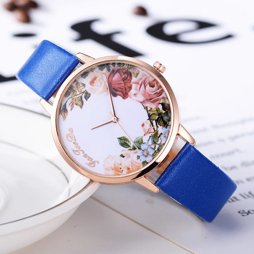 Fashion Women Luxury Leather Band Analog Quartz WristWatch Ladies Watch Women Dress Reloj Mujer Clock