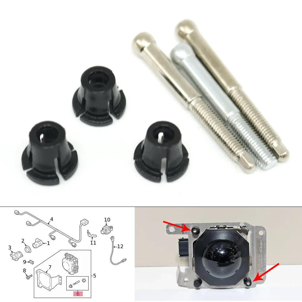 ACC Adaptive Cruise Control Radar Sensor Fixed Screw Clip For Audi Q5 SQ5 Q7 SQ7 Q8 SQ8 A4 S4 A5 S5 RS5 A6 A7 S7 A8 S8 Q8 E-tron