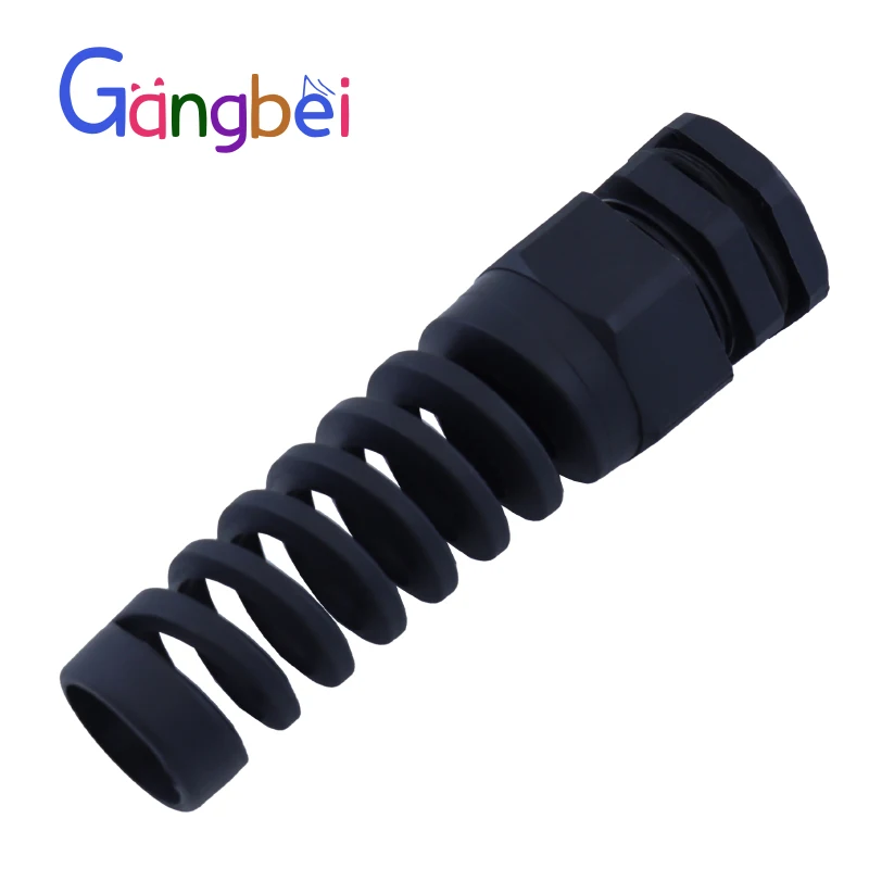 Junta de resistencia de torsión con resorte M27, conectores impermeables de flexión, cable de protección de cabeza, Junta Gangbei