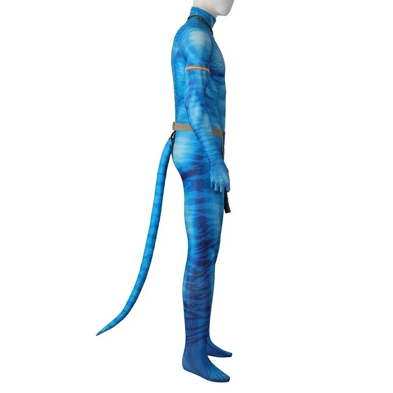 Una lettiera degli orsi Jake Sully Cosplay Costume da uomo Aar 2 Film The Way Of Water Gioco di ruolo Fantasia Uomo Tuta Coda Hal 2025 Nuovo