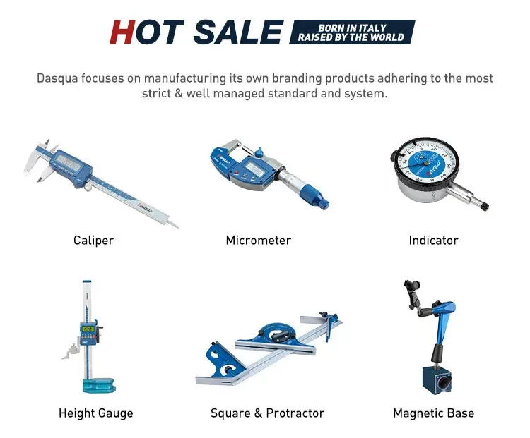 Hot sales For Dasqua Ultimate Accuracy 6-8mm Carbide-tipped Three Point Inside Micrometer With Extension Rods