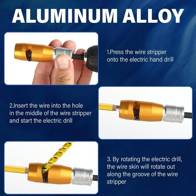 Ferramenta de descascamento e torção de fio, terminais de fio, ferramenta elétrica de precisão, eletricista, conector de cabo de broca, caixa de ferramentas para trabalho