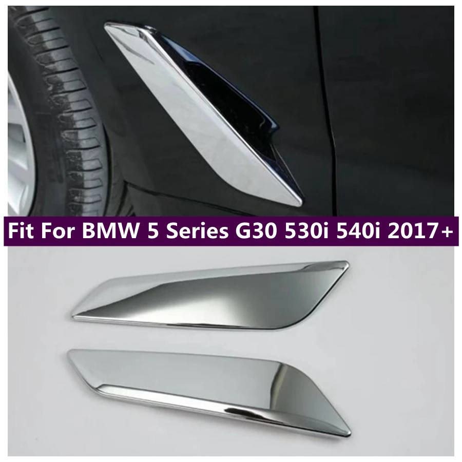 

Chrome Car Door Body Air Conditioning Outlet Vent Strips Cover Trim Accessories Fit For BMW 5 Series G30 530i 540i 2017 - 2023