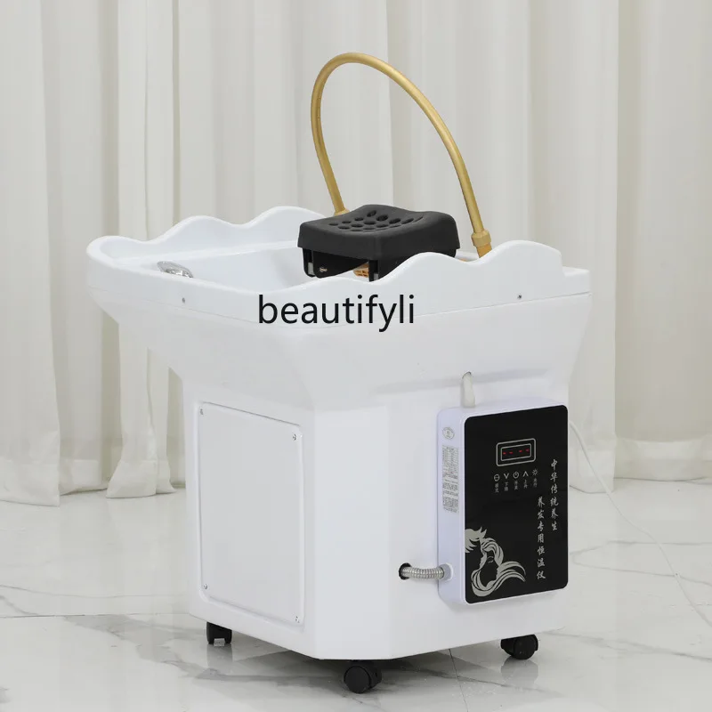 Mobiele Shampoo Bassin Schoonheidssalon Club Hoofd Therapie Vloer Schoonheidssalon Spa Instrument Mobiele Shampoo Bassin Handig