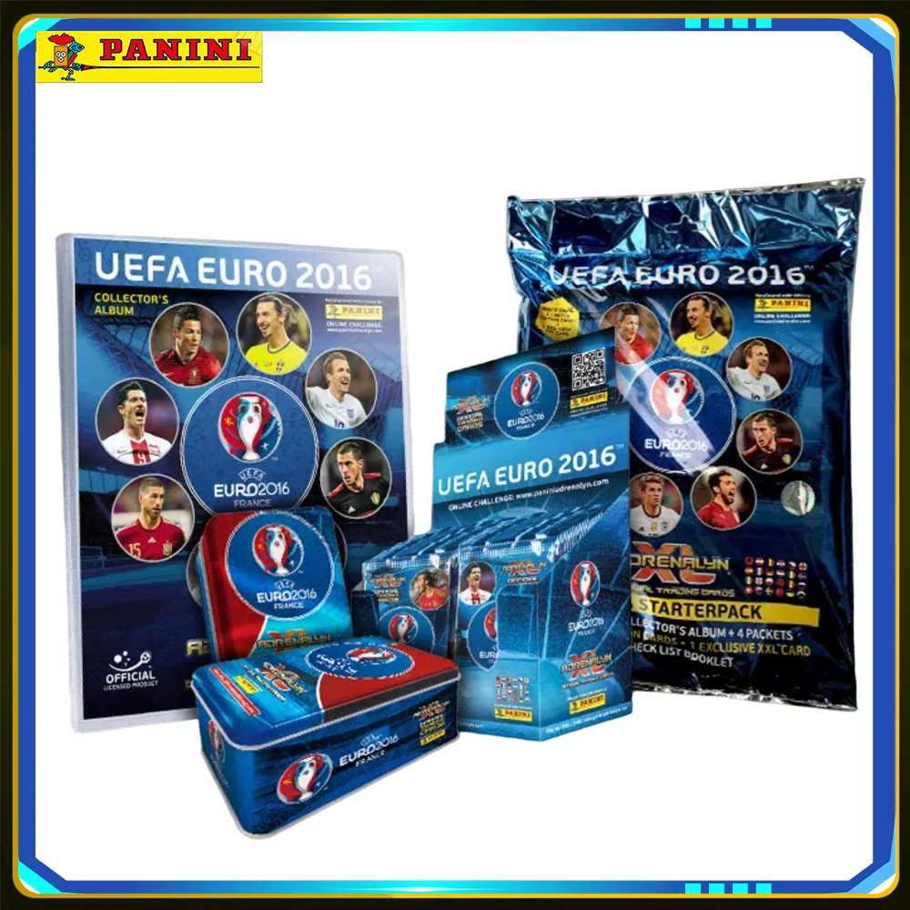Panini UEFA EURO 2016 XL Official Soccer Trading Cards Ronaldo National‑Team Football Superstar Collectible Cards Gift Toys