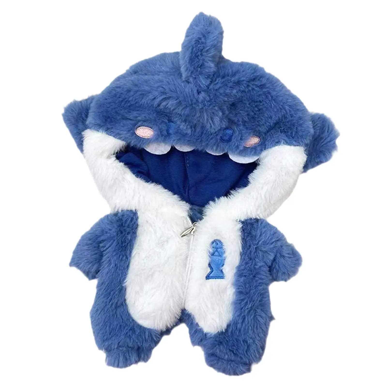 Plush Doll Jumpsuit Costumes Clothing Fashion Dress up Photo Props for Little Girls Educational DIY Doll Toy for Fit 17cm Dolls