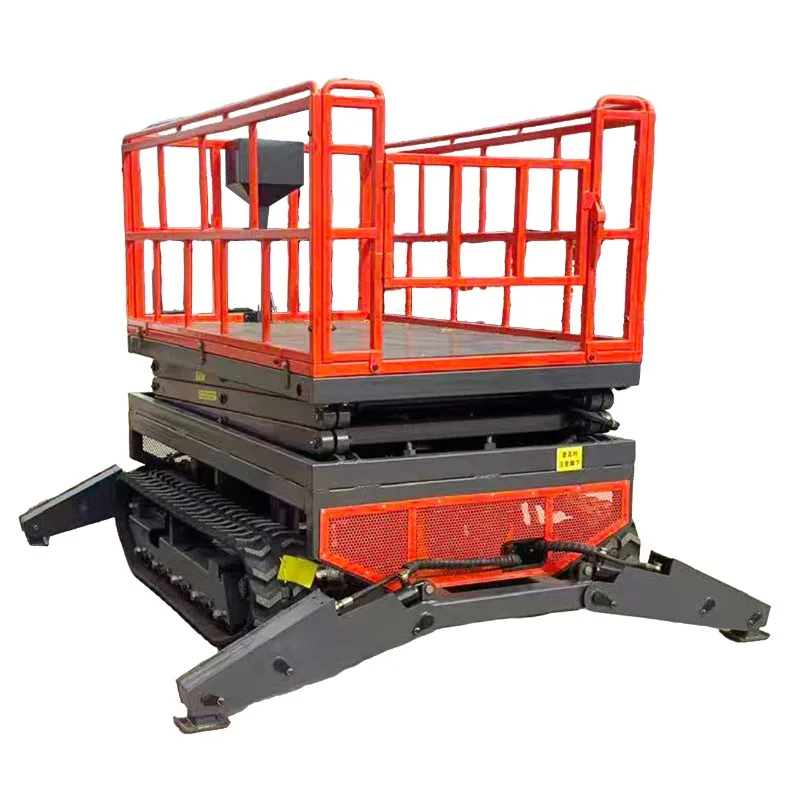 1M 2M 3M 4m Warehouse Diesel 220V 380V Traction Scissor Lift Portable Aerial Work Platform Hydraulic Scissor Lift