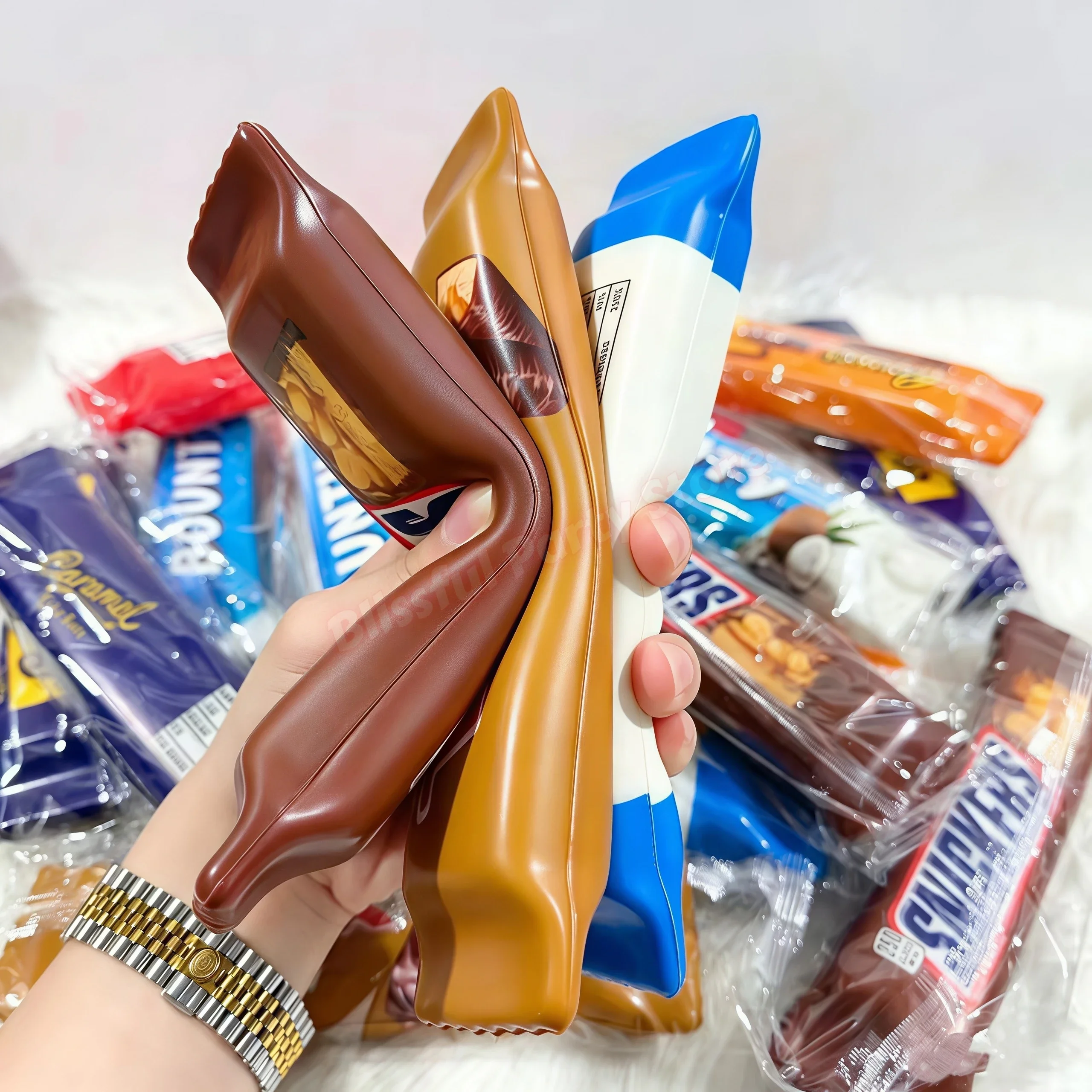 Simulierte Schokoladen-Butter-Sticks Quetschspielzeug Langsam Rückfedernde Quetschspielzeuge Stressabbau-Sensorikspielzeug Party-Geschenke – Detail 10