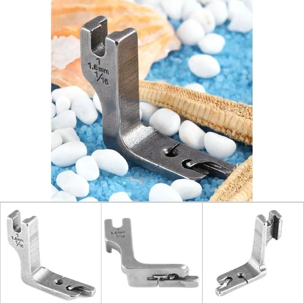 Heavy Duty Rolled Hem Presser Foot Steel Construction Multiple Sizes Industrial Sewing Machine Presser Foot Low Shank Precision