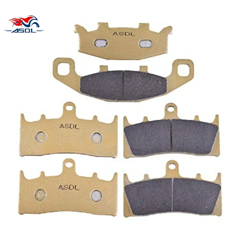 Motorcycle Ceramic Front and Rear Brake Pads Disc for Kawasaki GPZ900 GPZ 900 GPZ900R ZX 900 A12-A15 99-02