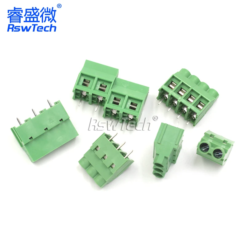 2PCS KF635-6.35/KF7620-7.62/KF950-9.5MM screw type pcb terminal block line 30A can be spliced