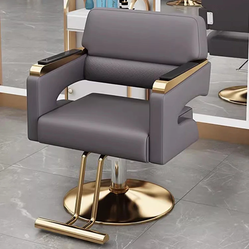 

Simple Comfortable Barber Chair Aestheticpersonalized Elastic Stylist Salon Chairergonomic Portable Stuhl Salon Furniture