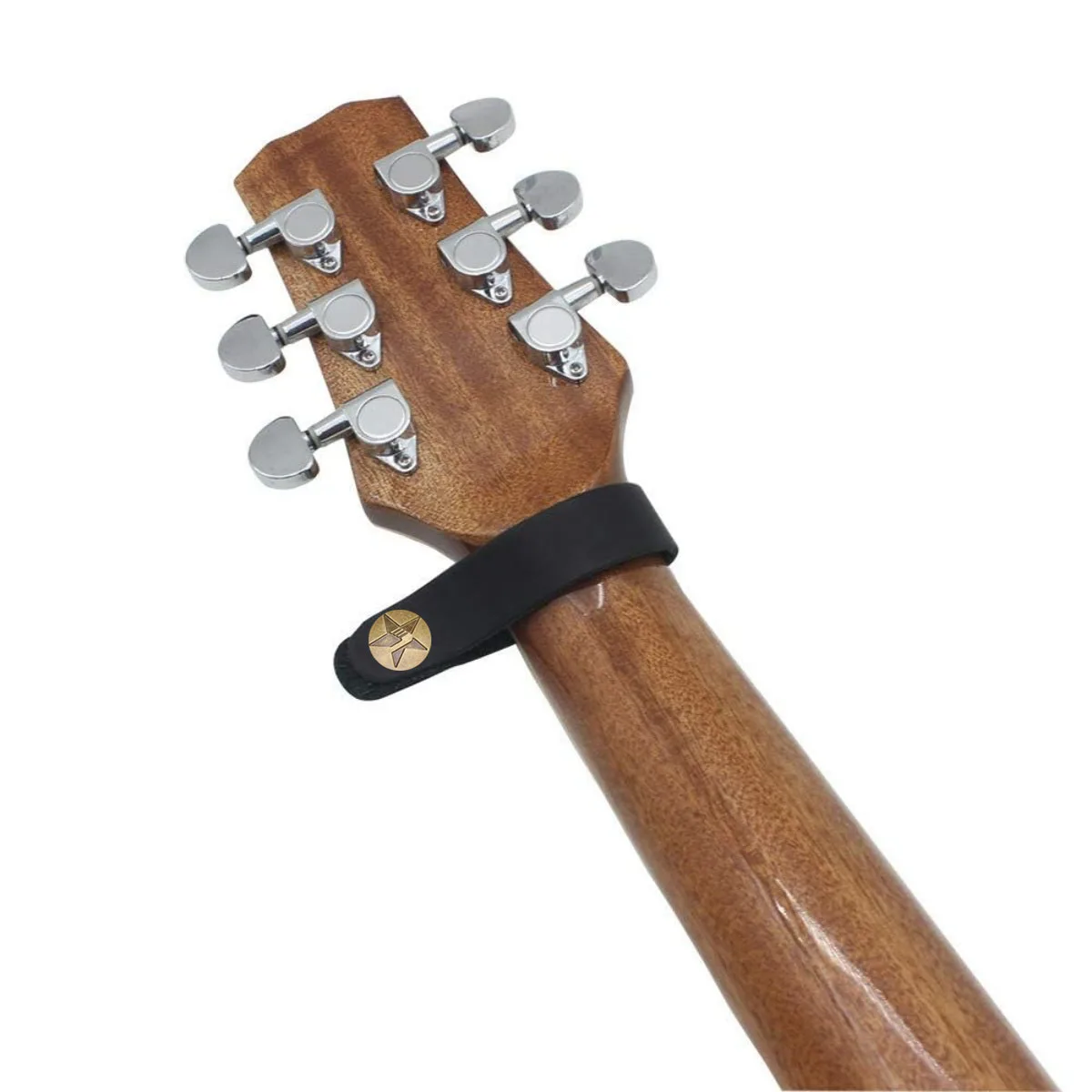 Miwaye Guitar Neck Strap Guitar Leather Strap Holder Button Safe Lock For Ukulele Bass Acoustic Guitar Accessories
