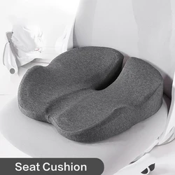 Memory Foam Seat Cushion Non Slip Orthopedic Prostate Cushion for Tailbone Sciaticaback Pain Relief Comfort Chair Car Seat