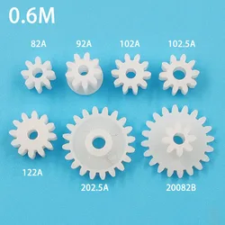 10PCS Sample Order 0.6M Plastic Gears 82A 92A-shoulder 102A 102.5A 122A 202.5A 20082B All Modular M=0.6 GEAR