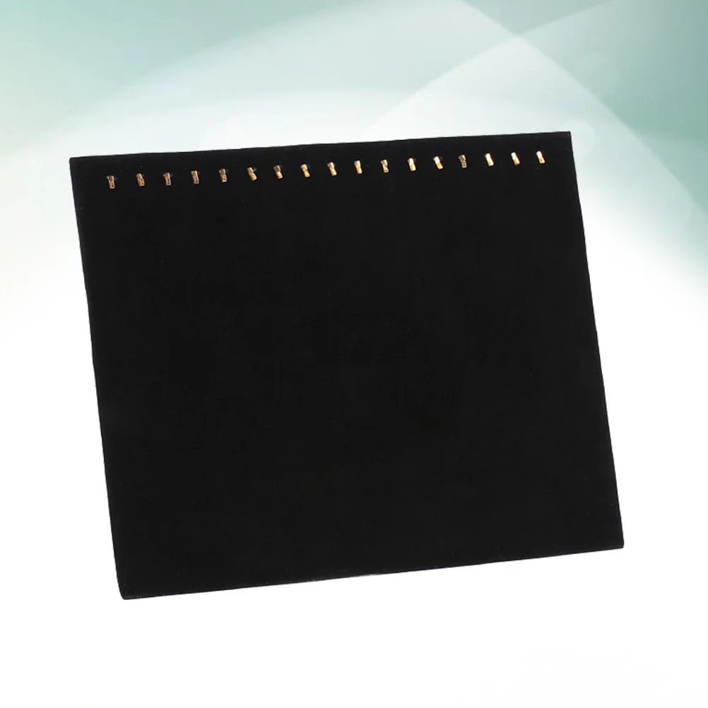 

17 Hooks Necklace Display Stand Padded Easel Jewelry Organizer for Bracelet Pendant Chains Showcase Counter Jewelry Organizer