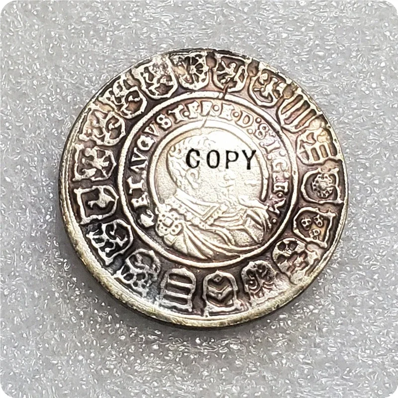 1613 German states Electorate of Saxony (Albertinian Line) 1 Thaler Copy Coin Challenge Pocket Coins Christmas Gifts