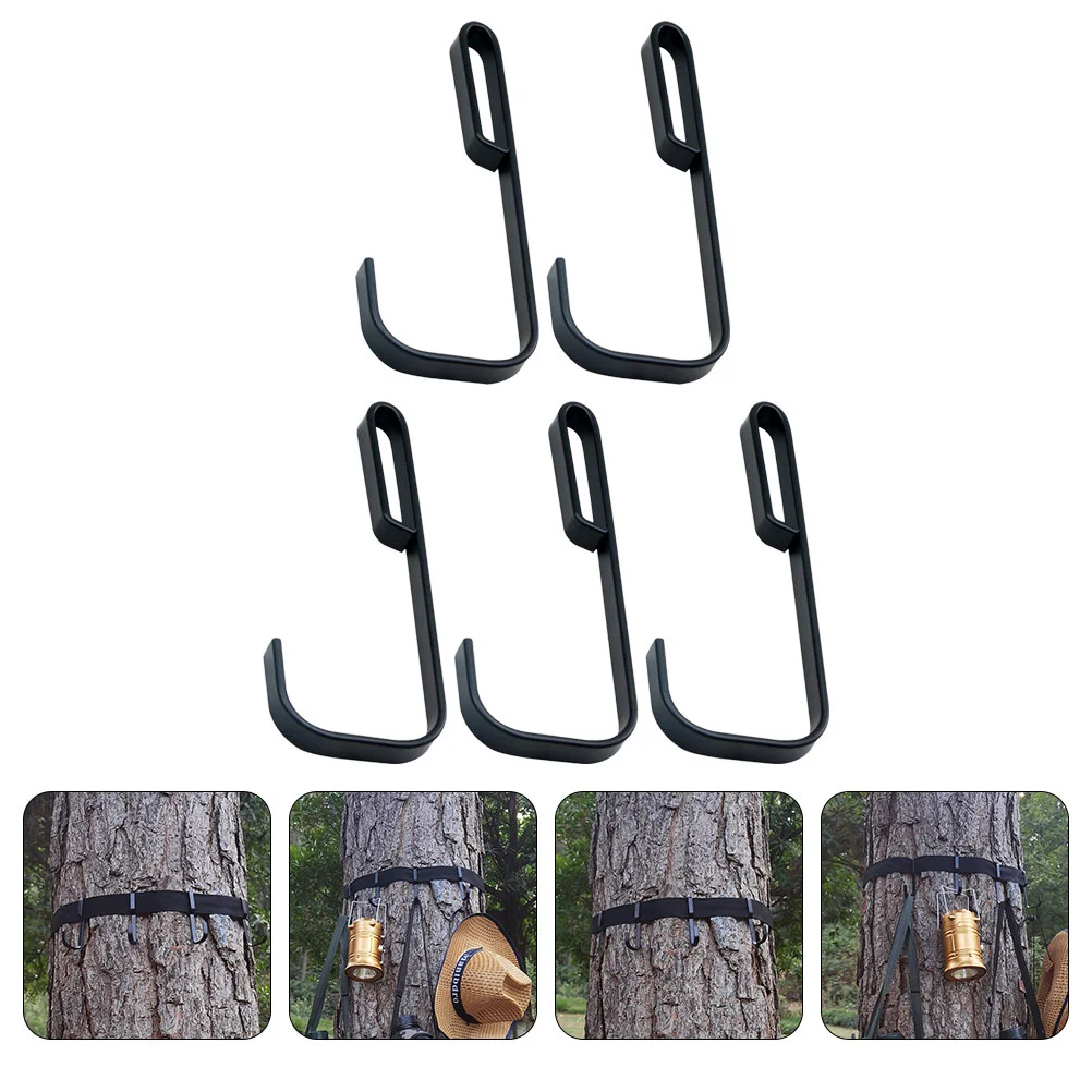 

5 Pcs Hook up Heavy Duty Hooks Accessory Holder Tree Stand Hanging Metal for Stands Climbing Tool