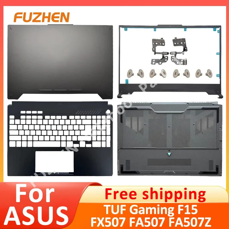 New For ASUS TUF Gaming F15 FX507 FA507 FA507Z Laptop LCD Back Cover Front Bezel Palmrest Upper Top Lower Bottom Case 15.6 Inch