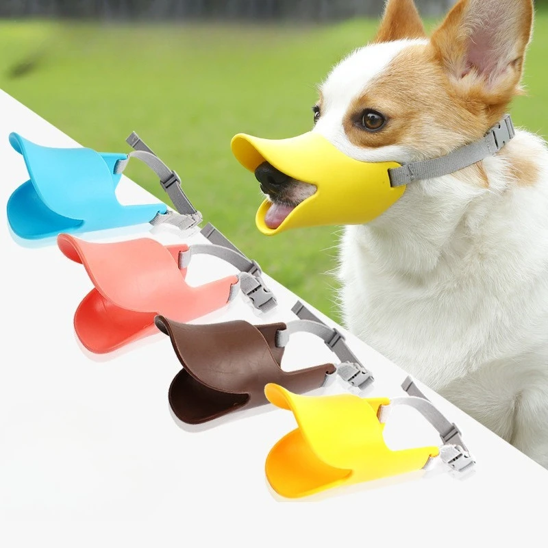 

Dog Mouth Cover Anti Bite Silicone Cover for Dogs Training Pet Dogs Teaching Duckbill Cover Pet Supplies Wholesale 강아지 훈육 용품