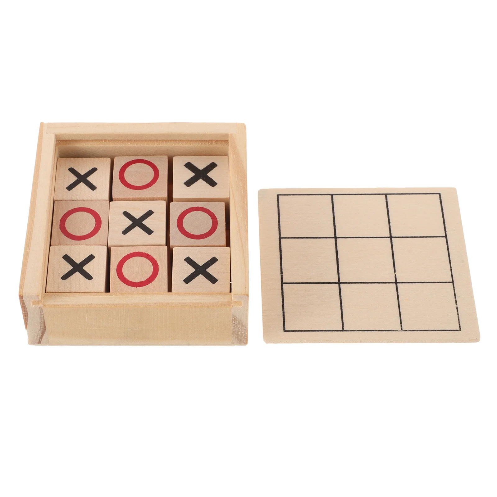 لعبة لوح خشبي عائلي تعليمية محمولة وخفيفة الوزن للسفر والتفكير المنطقي المدمج للأطفال والكبار #2