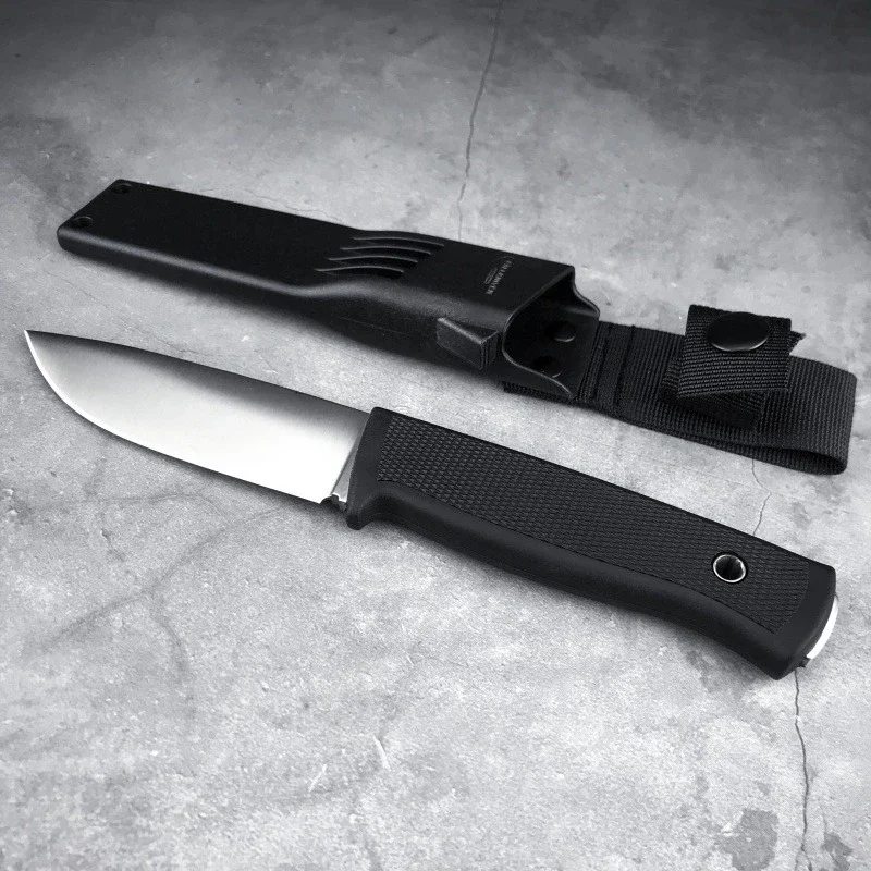 

Straight F1 Knife ABS Handle 5Cr13Mov Blade Outdoor Camping Hunting Combat Military Multi-functional Cutting Knives Men's Gift