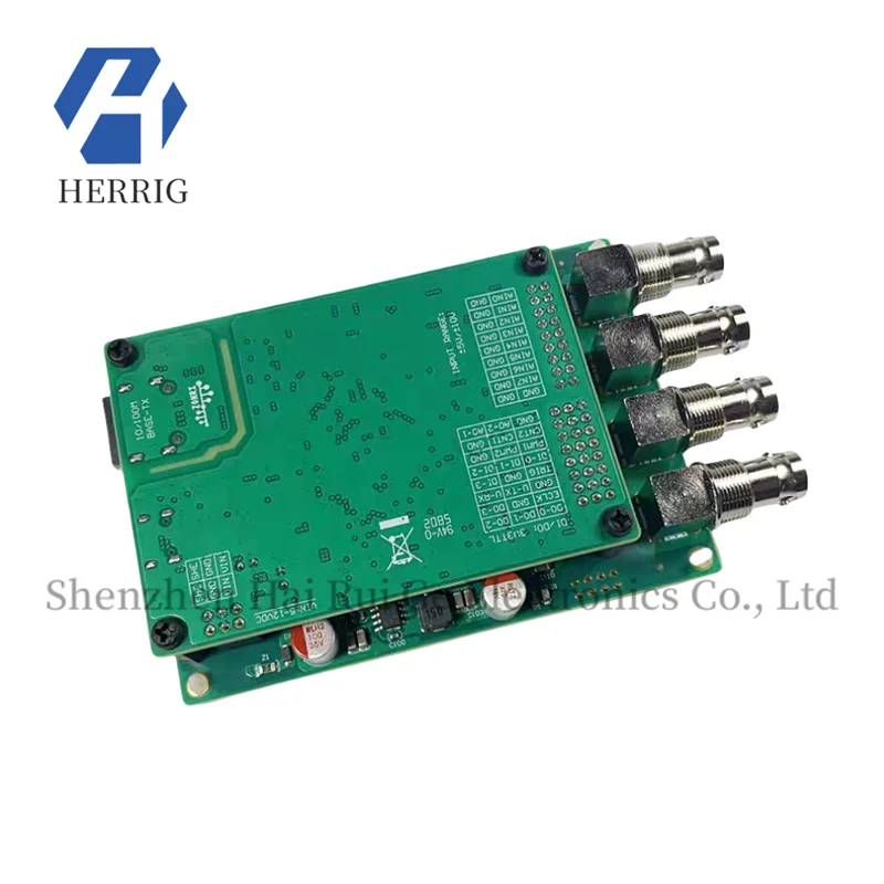 

4-channel IEPE vibration/impact/acoustic acquisition card 16Bit 200Ksps Ethernet Python