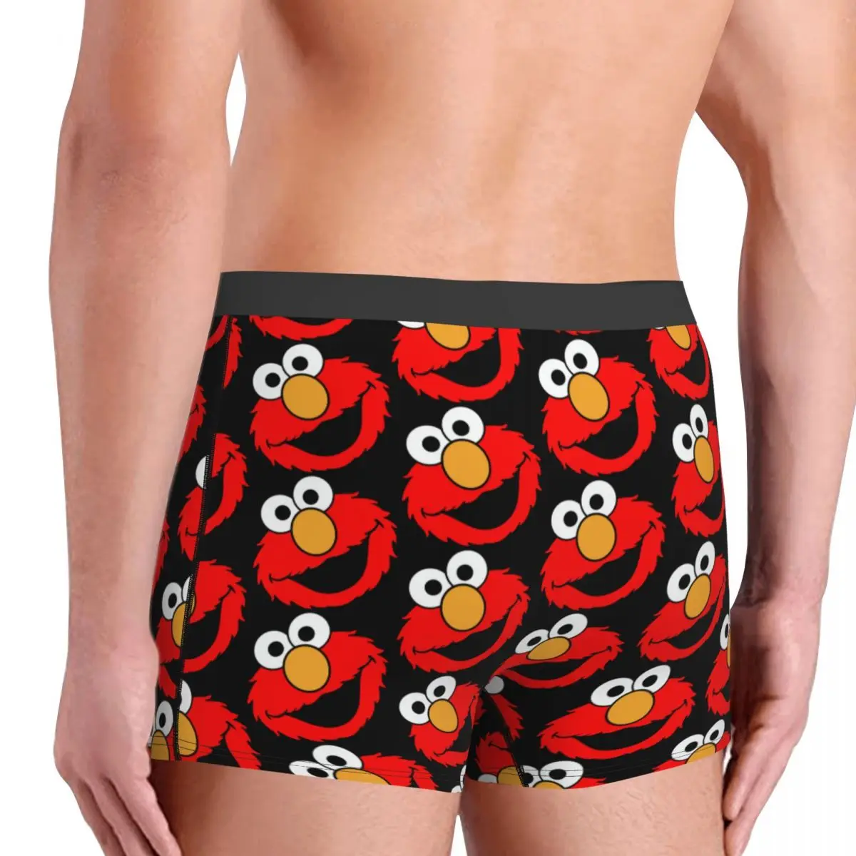 Cool Elmo Face boxer Shorts mutandine mutande da uomo comodi slip slip Sesame Street intimo