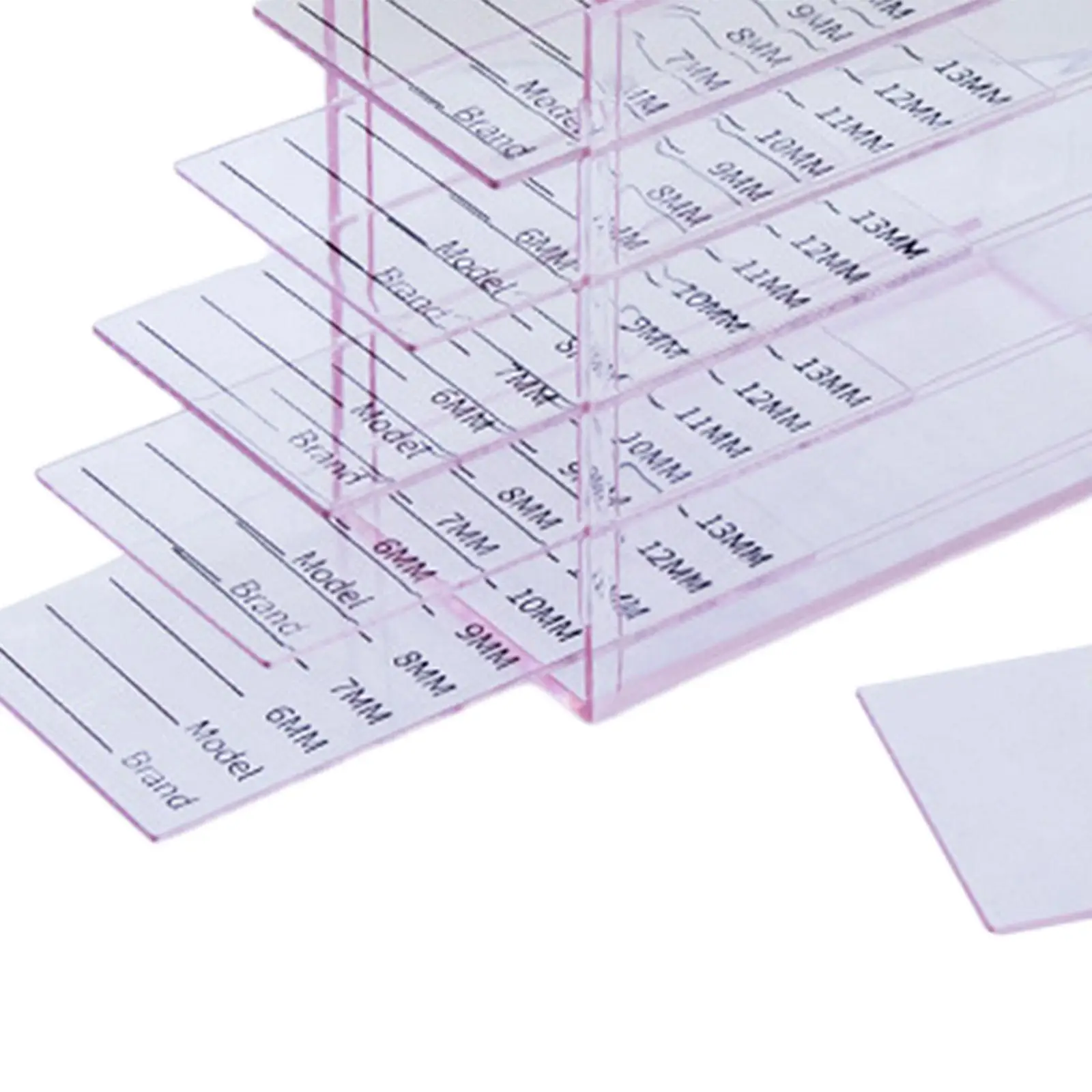 Clear Acrylic Eyelash Storage Box Multi Layer Lash Organizer Dustproof Tray Holder for Professional Eyelash Extension Supplies