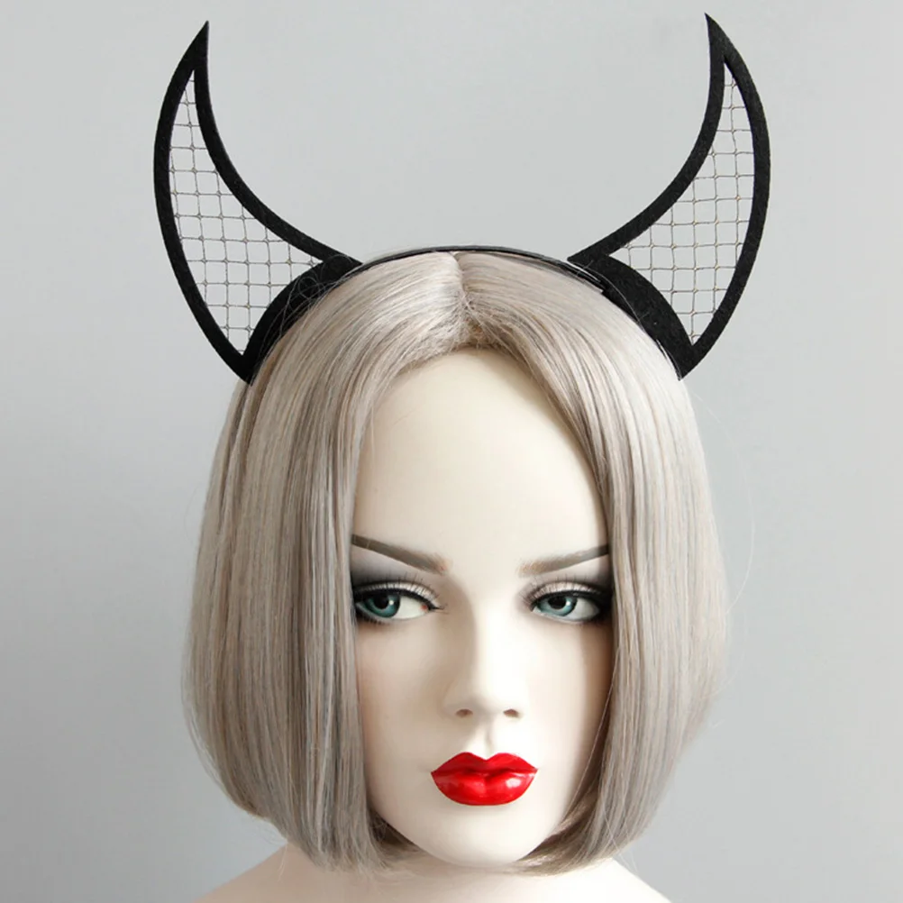 

Halloween Headband Cosplay Costume Band for Men Women Black Lightweight Comfortable Durable Novelty Party Accessory